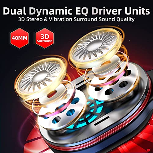 KOFIRE Wireless Gaming Headset with Vibration Feedback