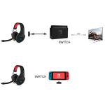 HUHD Wireless Gaming Headset for Switch, PS4, Xbox
