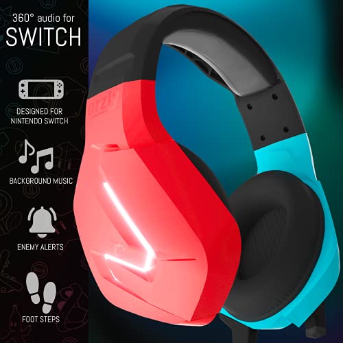 Orzly Gaming Headset with Mic for Nintendo Switch