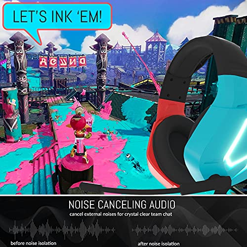 Orzly Gaming Headset with Mic for Nintendo Switch