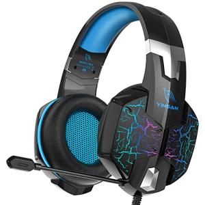 YINSAN RGB Gaming Headset with Mic for Consoles