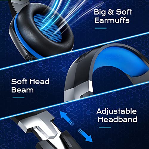 YINSAN RGB Gaming Headset with Mic for Consoles