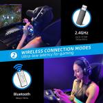 EasySMX C06W Wireless Gaming Headset with Microphone