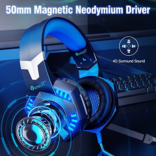 VersionTECH G2000 Gaming Headset for PS5 and Xbox