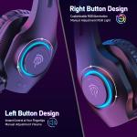 EasySMX Wireless Gaming Headset with RGB Lighting