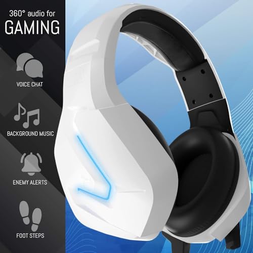 Orzly White Gaming Headset for PC and Consoles