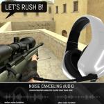 Orzly White Gaming Headset for PC and Consoles