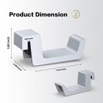 NexiGo PS5 Headset Stand with Support Bar, White
