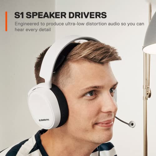 SteelSeries Arctis 3 Wired Gaming Headset - White