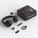 BINNUNE Wireless Gaming Headset with Mic for Consoles