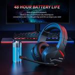BINNUNE Wireless Gaming Headset for PS4, PS5, PC