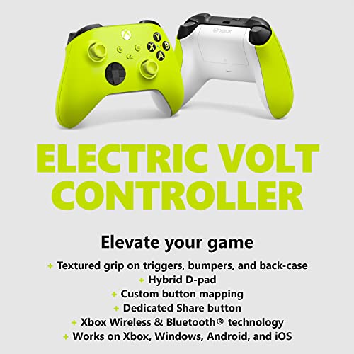 Microsoft Wireless Controller - Electric Volt for Xbox
