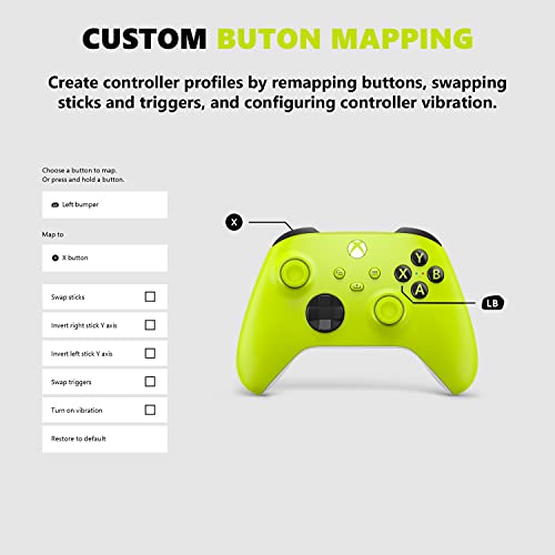 Microsoft Wireless Controller - Electric Volt for Xbox