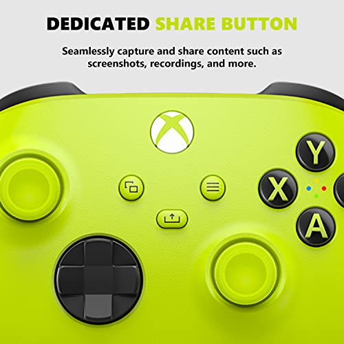 Microsoft Wireless Controller - Electric Volt for Xbox