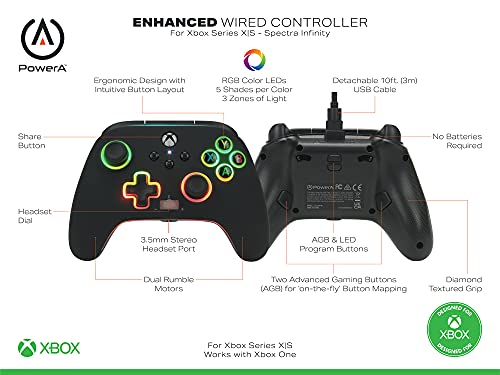 PowerA Spectra Inf Wired Controller for Xbox Series X|S