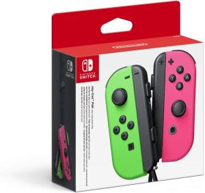 Neon Green and Pink Nintendo Switch Joy-Con Pair