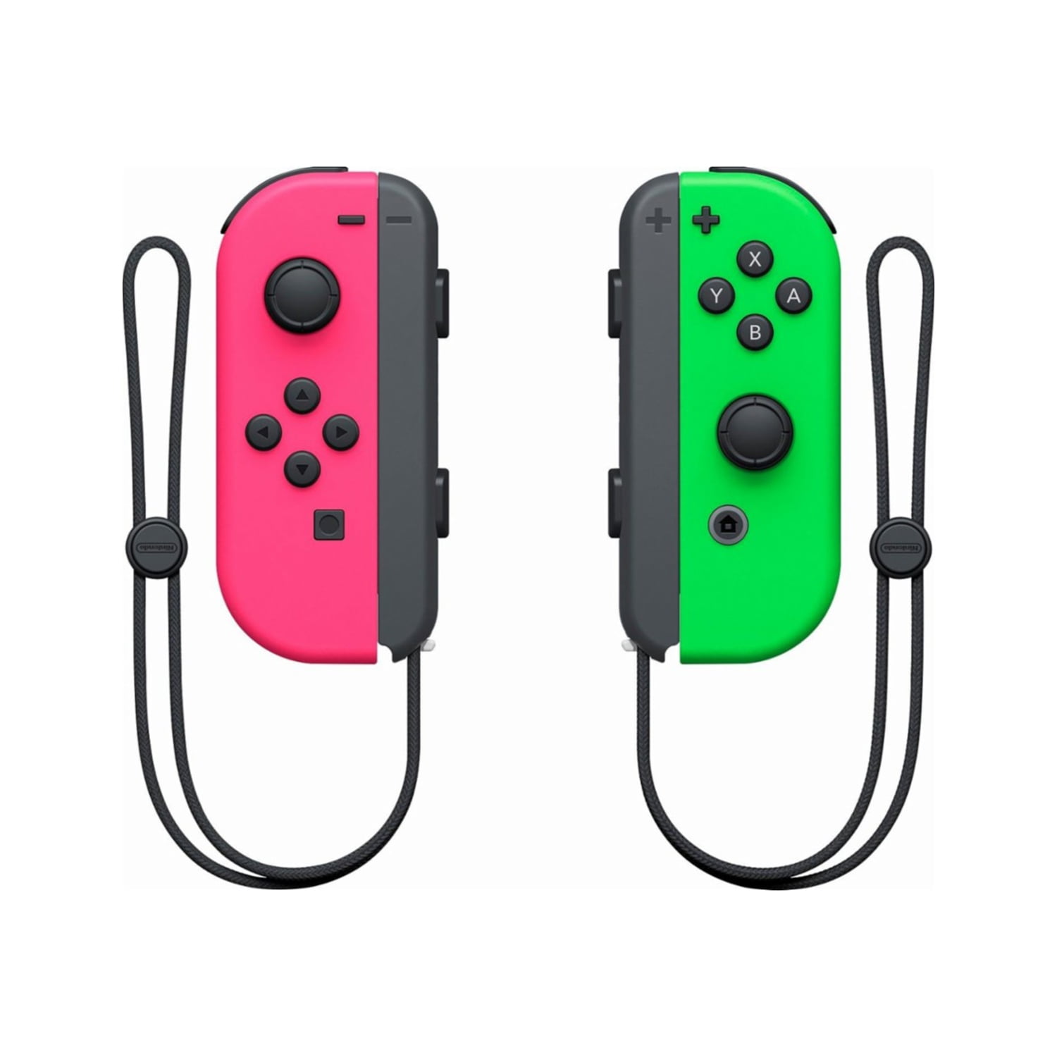 Neon Green and Pink Nintendo Switch Joy-Con Pair