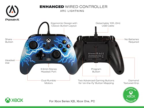 PowerA Enhanced Wired Xbox Series X|S Controller