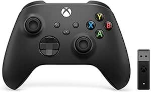 Xbox Wireless Controller Carbon Black with Windows 10 Adapter