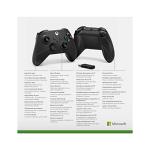 Xbox Wireless Controller Carbon Black with Windows 10 Adapter