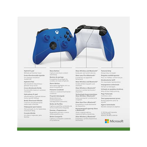 Shock Blue Xbox Wireless Controller