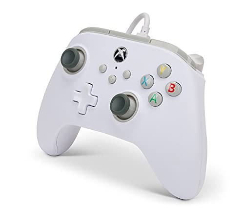PowerA Wired White Gaming Controller for Xbox Series X|S