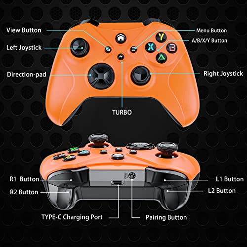 Bonacell Wireless Gamepad for Xbox One and PC