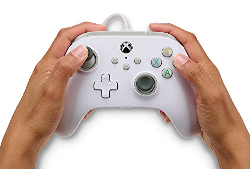 PowerA Wired White Gaming Controller for Xbox Series X|S