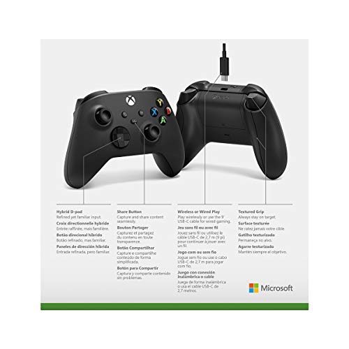 Xbox Core Wireless Controller with USB-C Cable