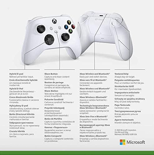 Xbox Wireless Controller - Robot White Edition