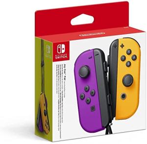 Nintendo Switch Joy-Con Controllers - Purple/Neon Orange