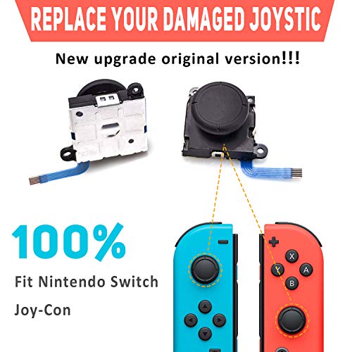 IIWEY Joycon Joystick Replacement 2 Pack for Nintendo Switch