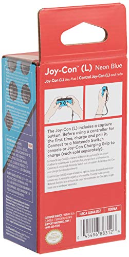 Neon Blue Joy-Con (Left) Controller