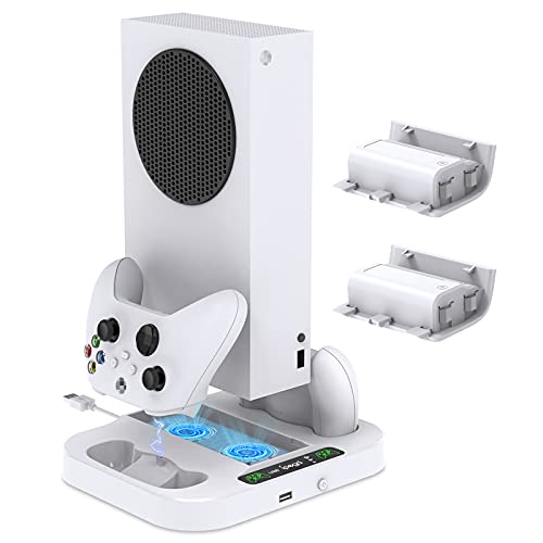 Xbox Series S Cooling Stand with Dual Charger