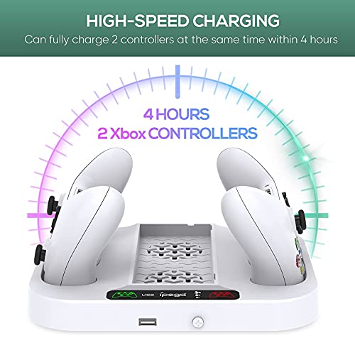 Xbox Series S Cooling Stand with Dual Charger