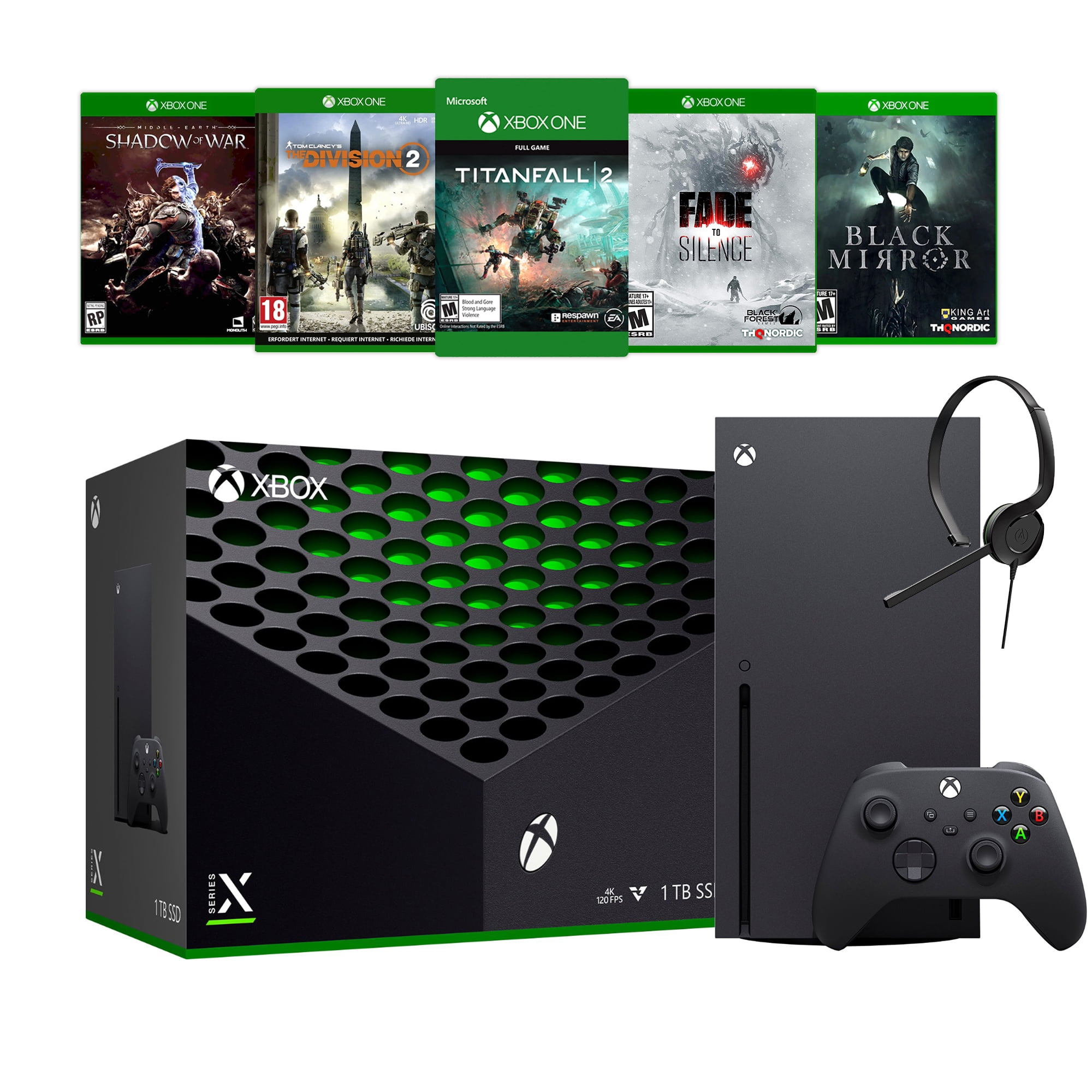 Xbox Series X Bundle - 1TB Console, Controller, Games