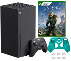 Xbox Series X Console with Halo Infinite & Controller Skin
