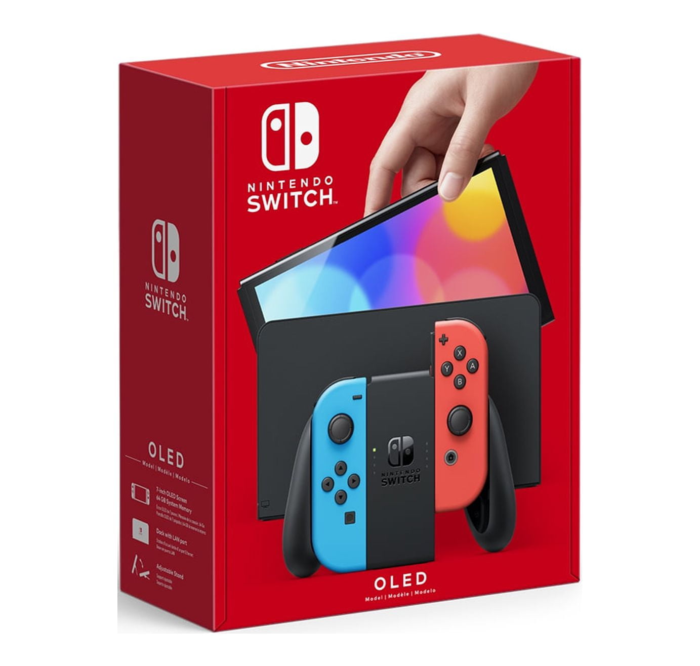 Nintendo Switch OLED with Red/Blue Joy-Con