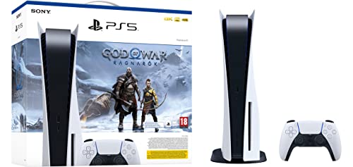 PS5 Disc Edition Bundle with God of War & Case