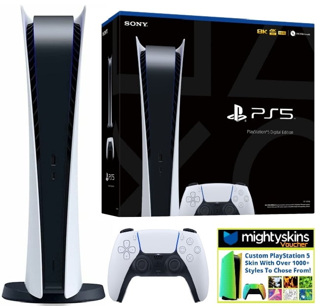 PlayStation 5 Digital Console with Custom Skin Voucher