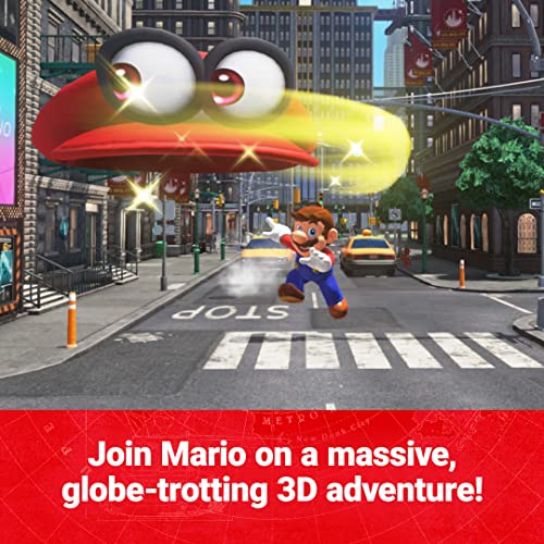 Nintendo Switch - Red with Super Mario Odyssey
