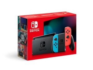 Nintendo Switch Original Box - Neon Red/Blue