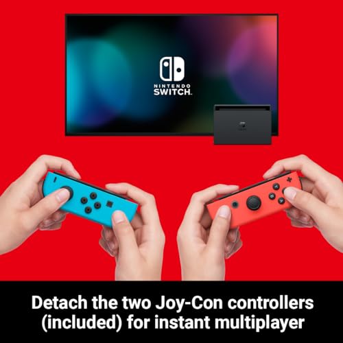Nintendo Switch Original Box - Neon Red/Blue
