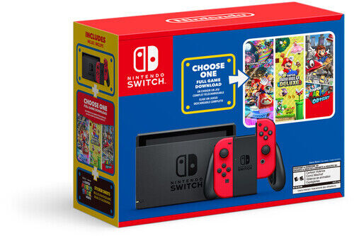Nintendo Switch Mario Game Bundle Choice