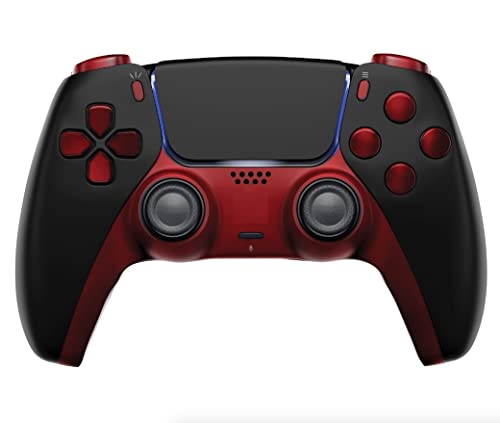 Black/Red Unique Design Wireless PS5 Controller