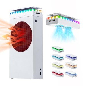 Mcbazel Xbox Series S Fan Dust Cover with RGB