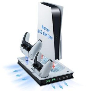 Mcbazel PS5 Cooling Stand with Dual Charger