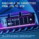 8TB WD Black SN850P NVMe SSD for PS5