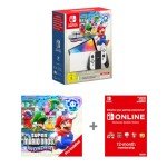 Nintendo Switch OLED (White) + Super Mario Bros. Code