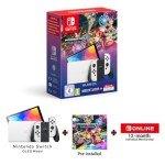 Nintendo Switch OLED (White) Bundle with Mario Kart 8